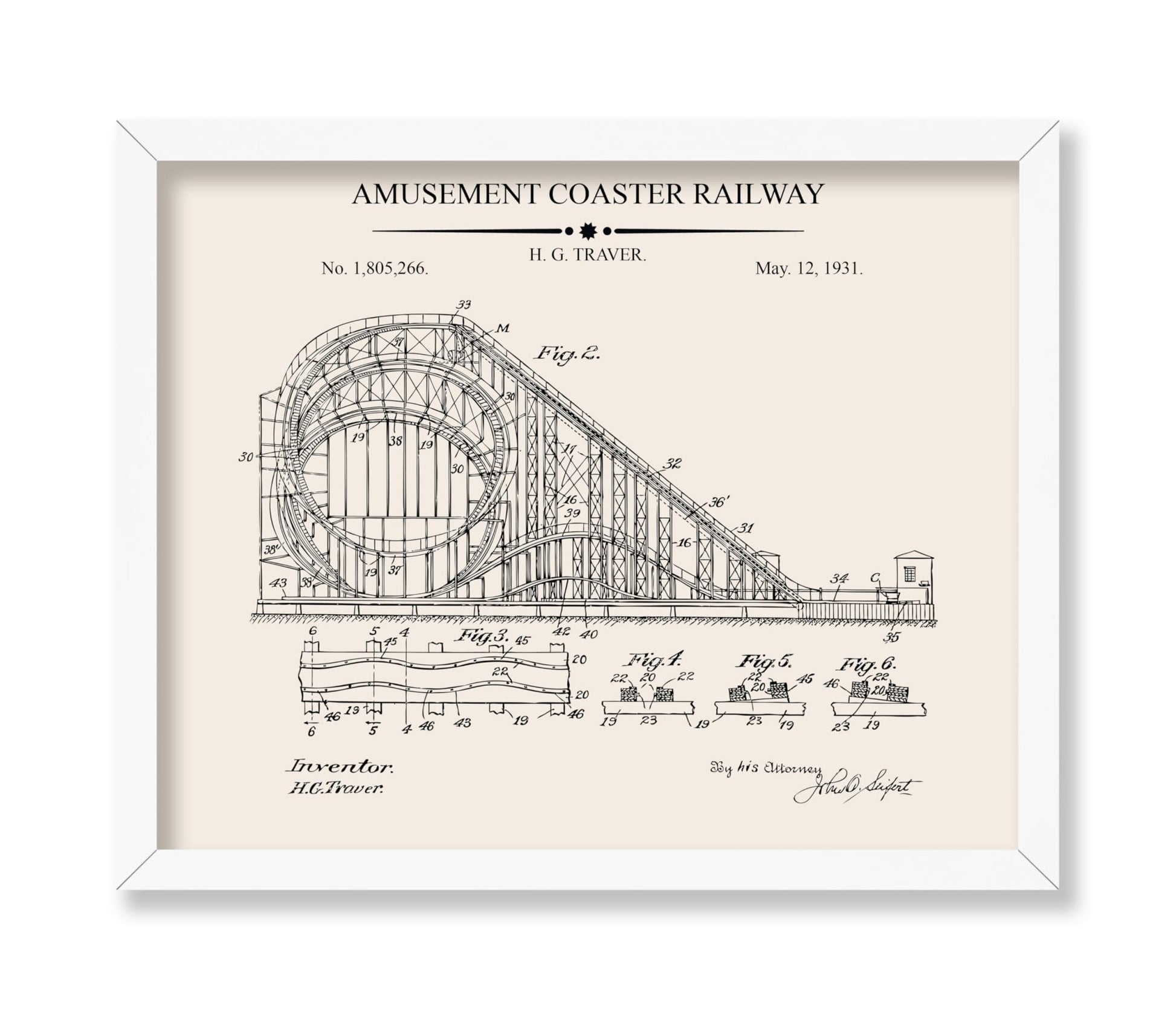 Coney Island Cyclone Blueprint