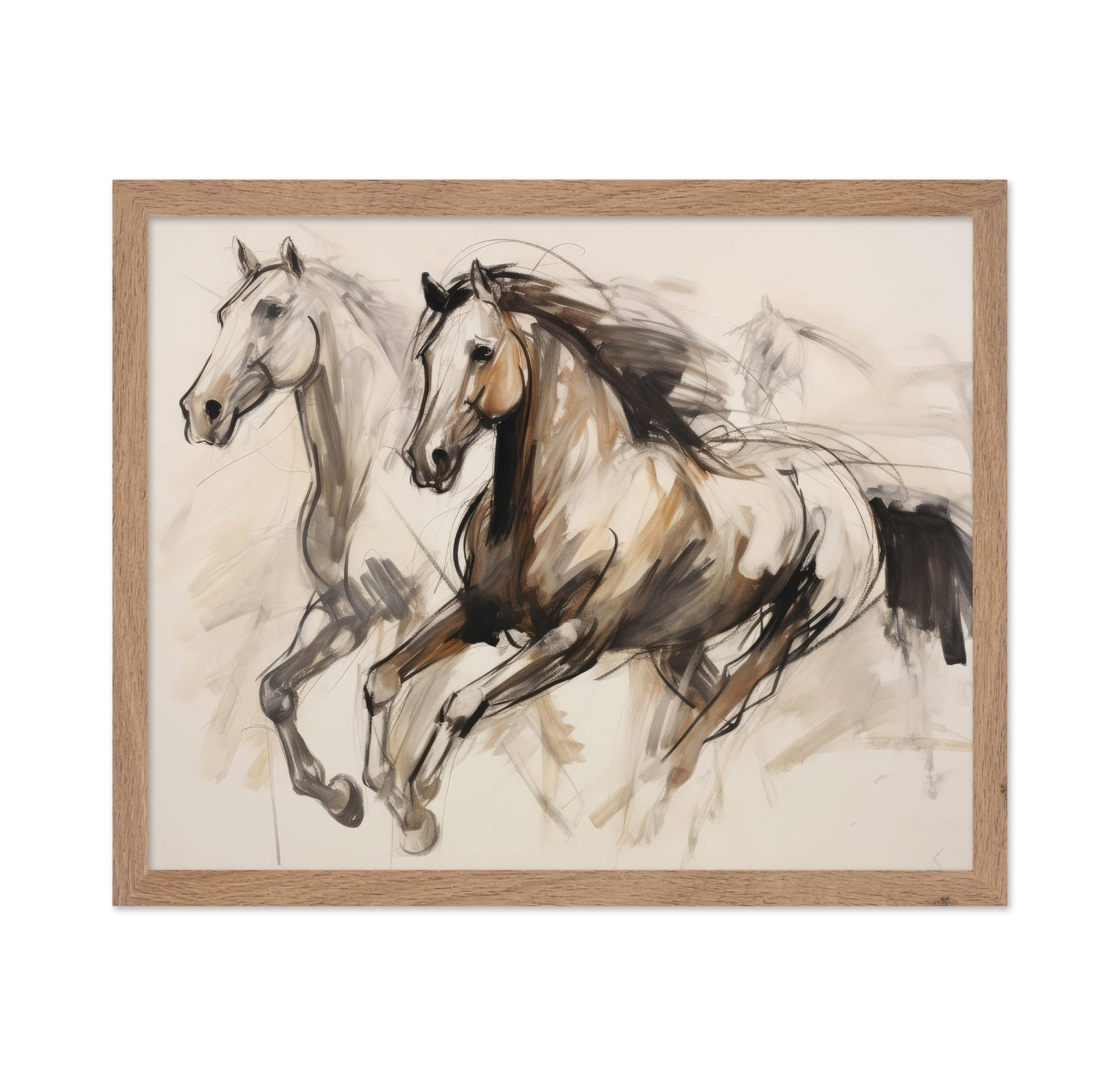 Running Horses Sketch