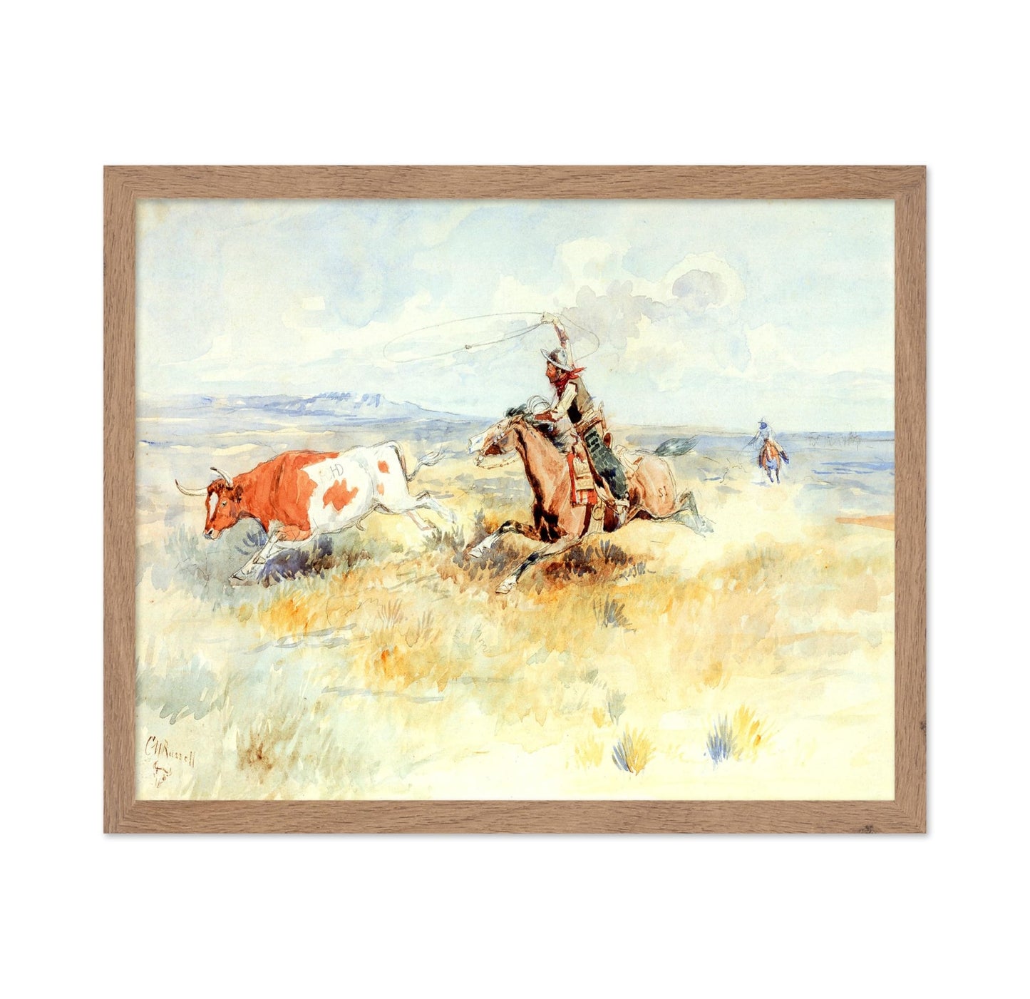 Cowboy Cattle Roping