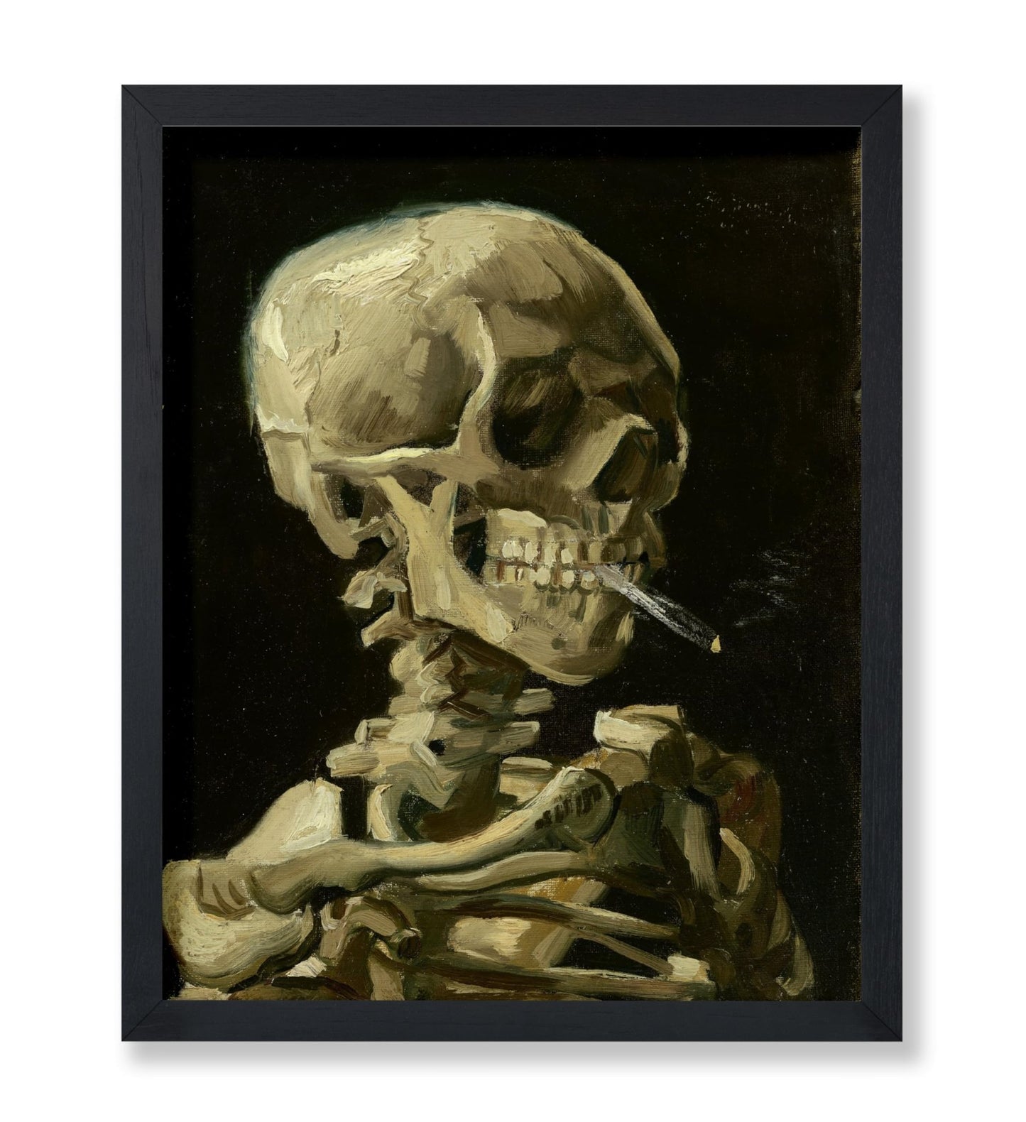 Van Gogh - Skull of a Skeleton with Burning Cigarette