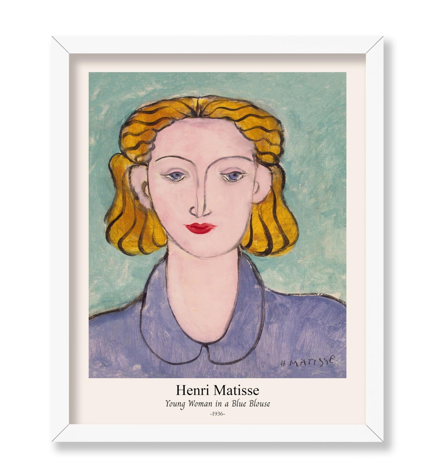 Henri Matisse - Young Woman in Blue Blouse
