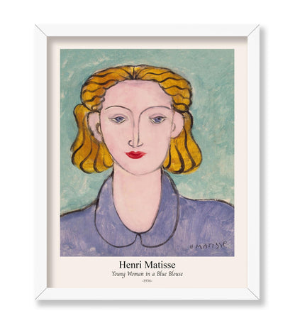 Henri Matisse - Young Woman in Blue Blouse