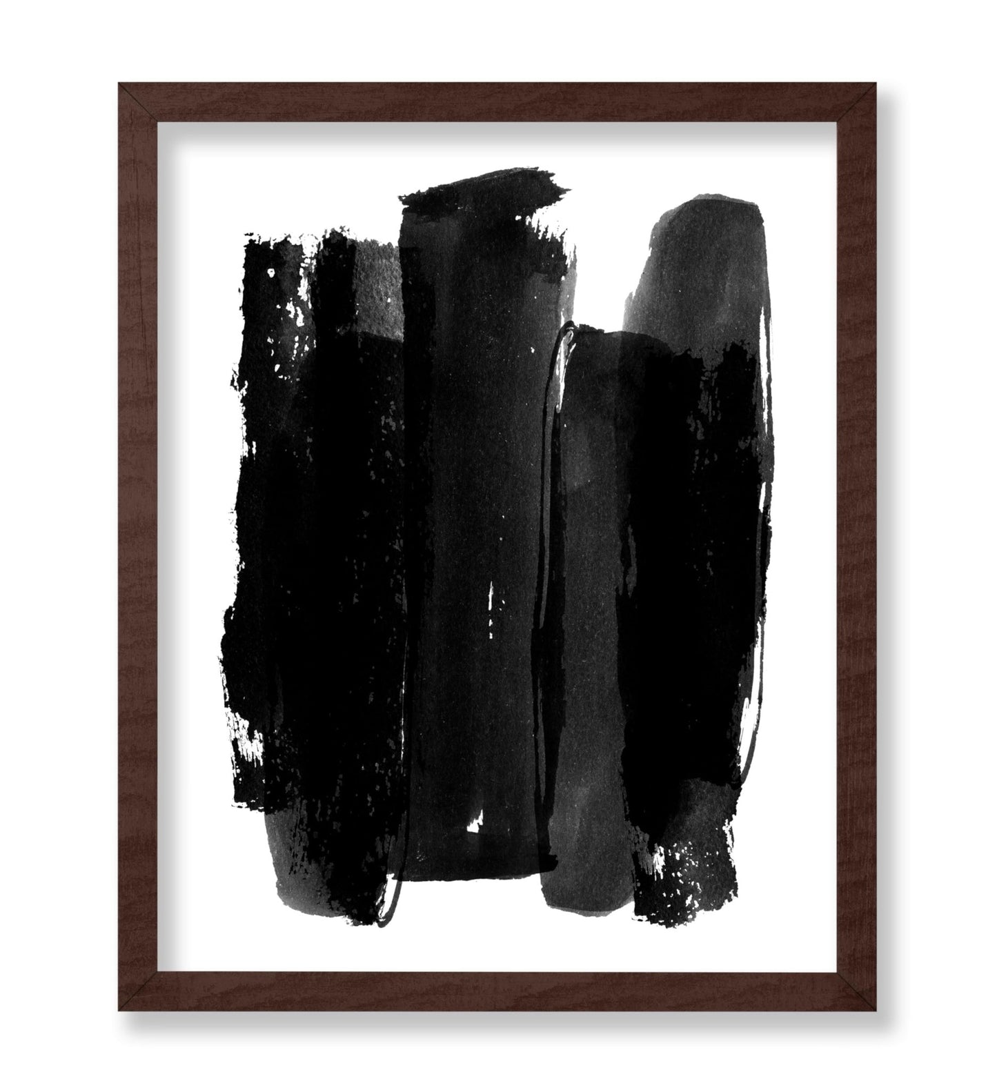 Black Brush Strokes No3