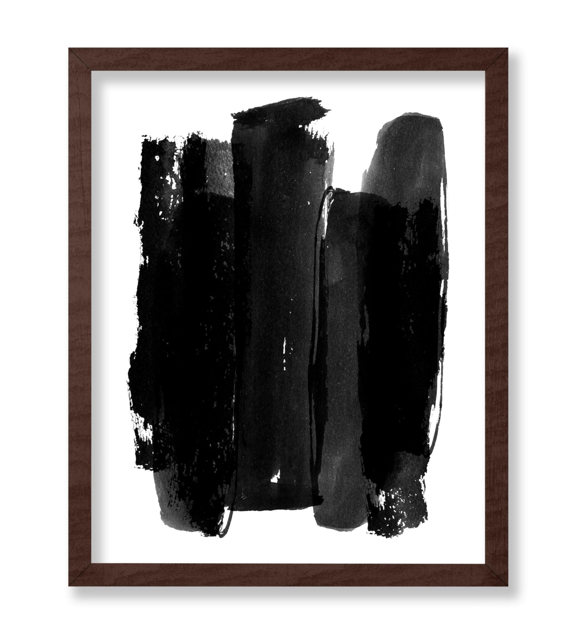 Black Brush Strokes No3