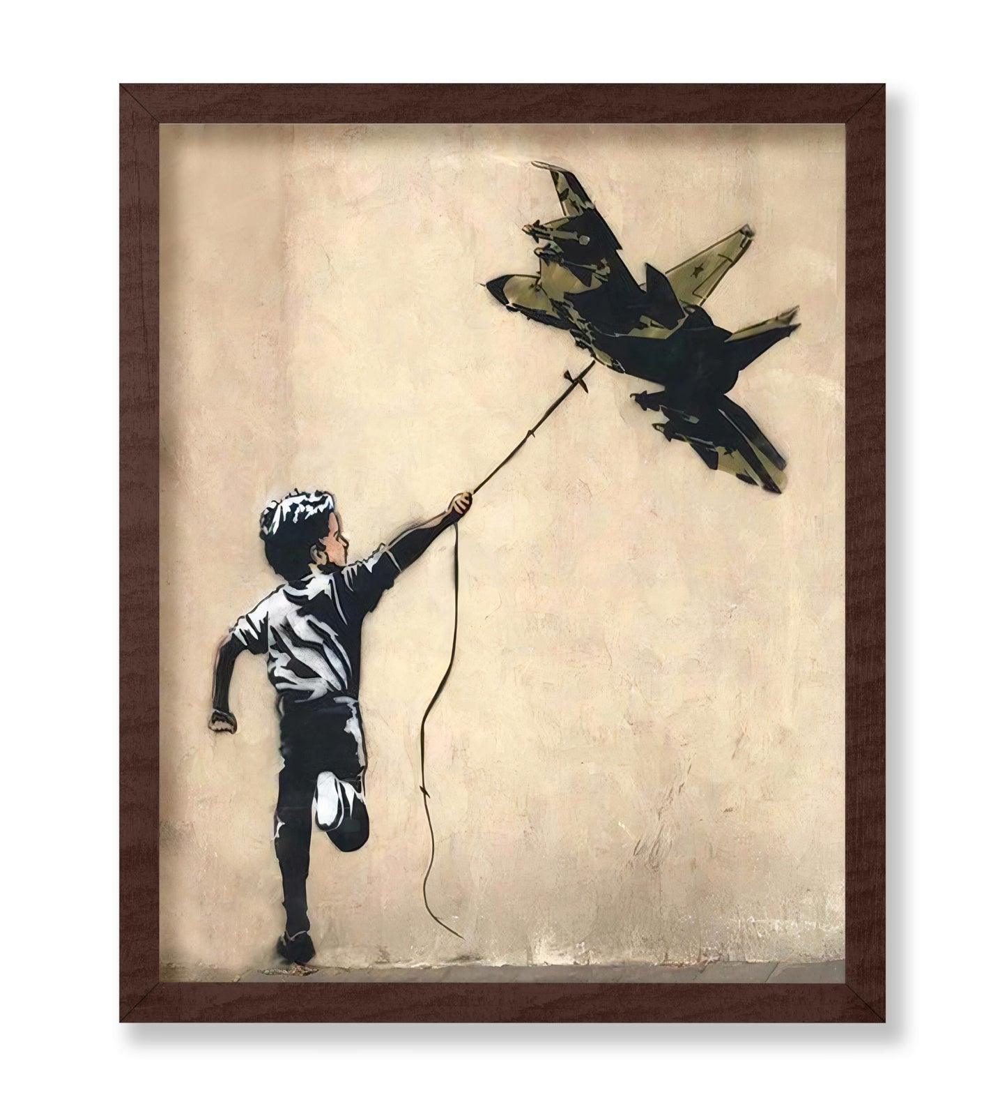 Playing with Jetfighter Kite