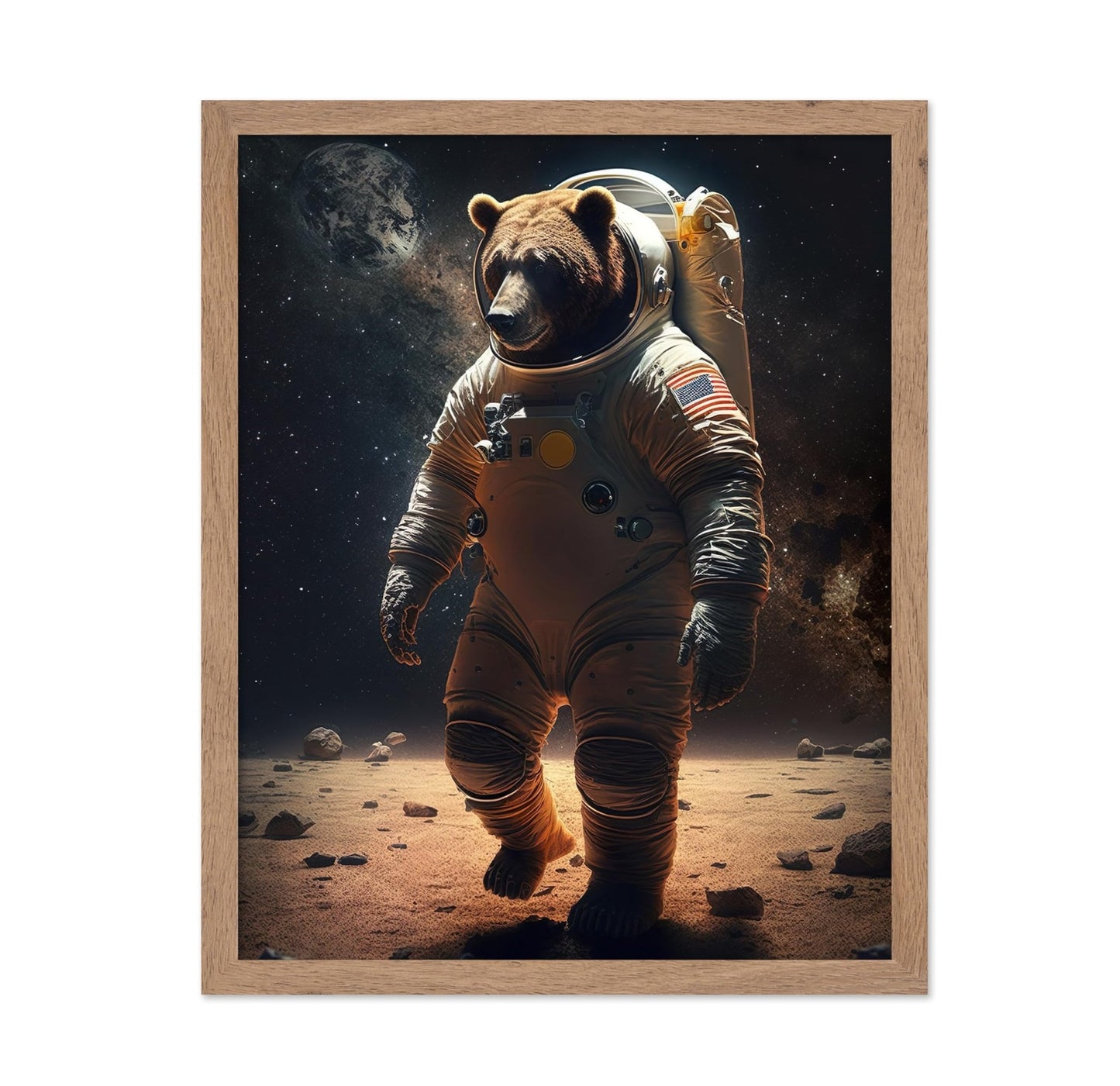 Grizzly Bear Astronaut