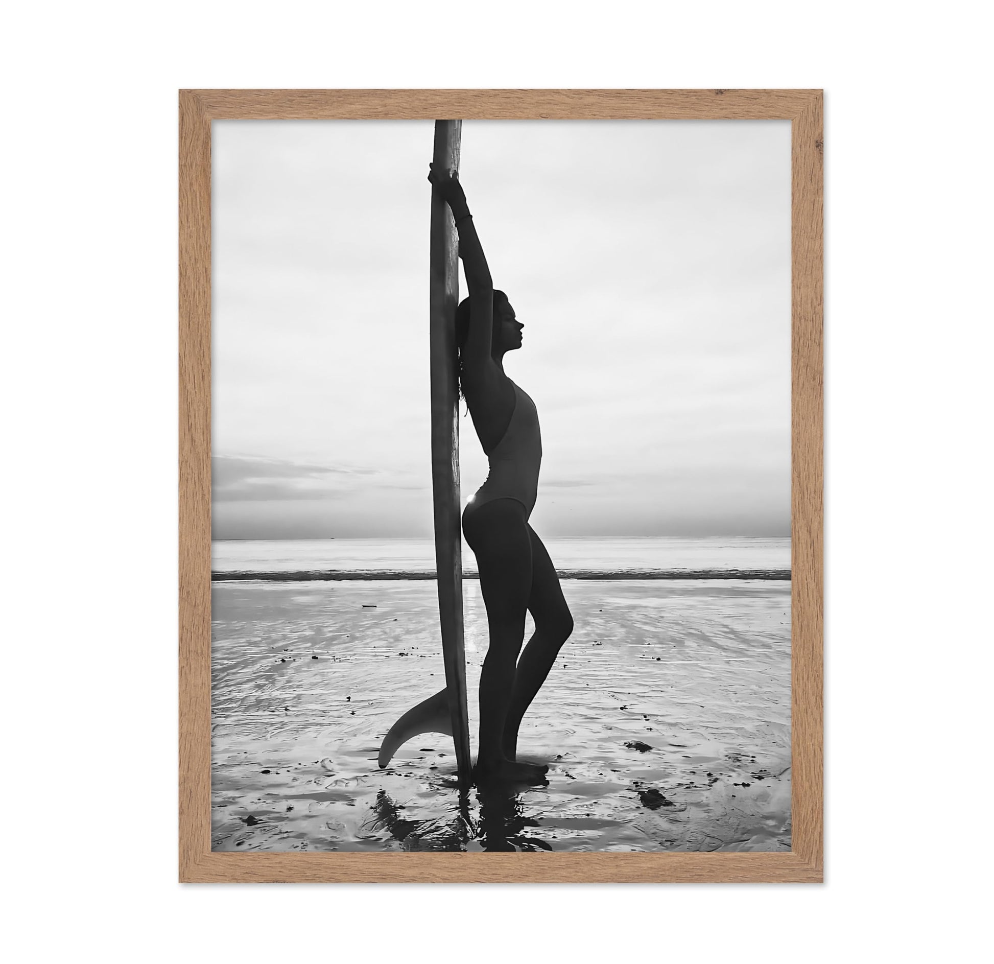 Woman with Surfboard
