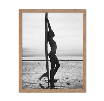Woman with Surfboard
