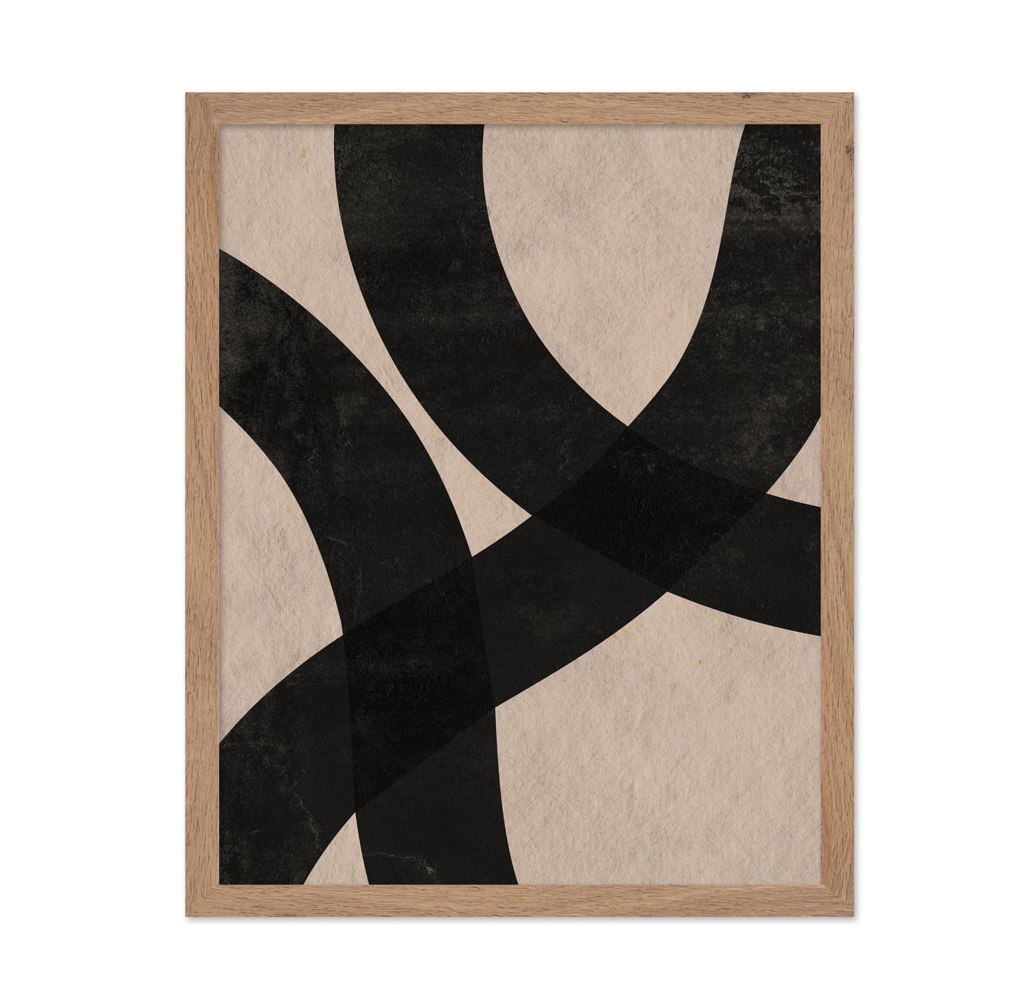 Black Ink Curved Strokes