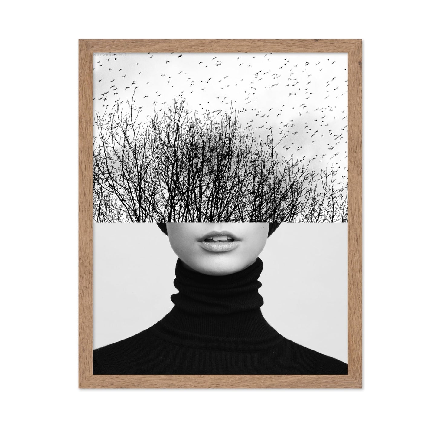 Woman & Trees Collage