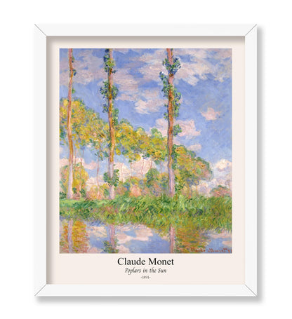 Claude Monet - Poplars in the Sun No1