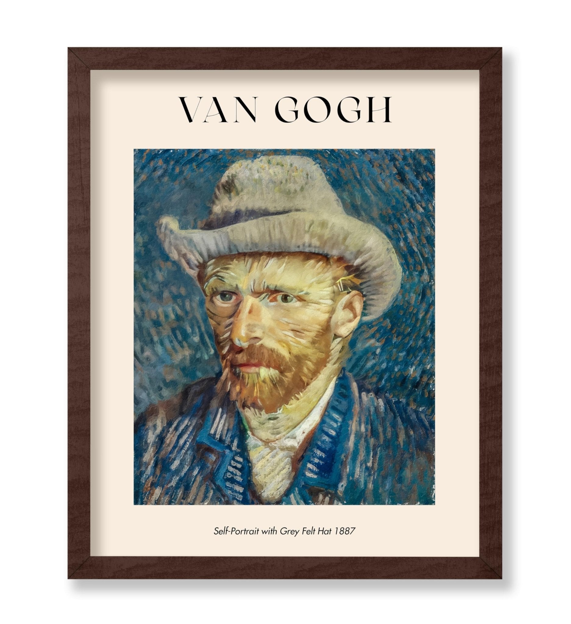 Van Gogh - Self-Portrait with Grey Felt Hat