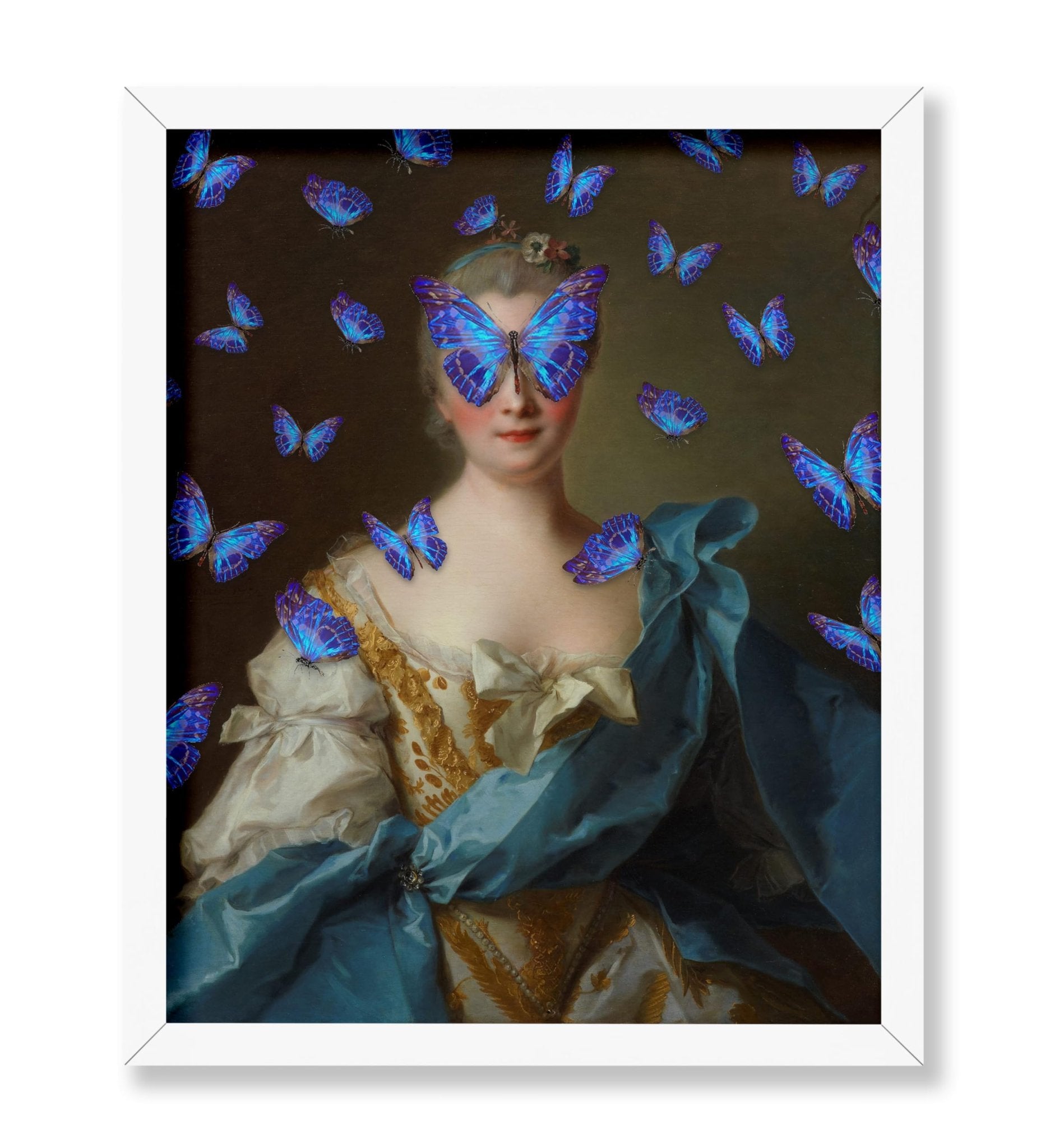 Altered Portrait of Madam de La Porte