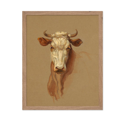 Drawing, Two Studies. Cattle