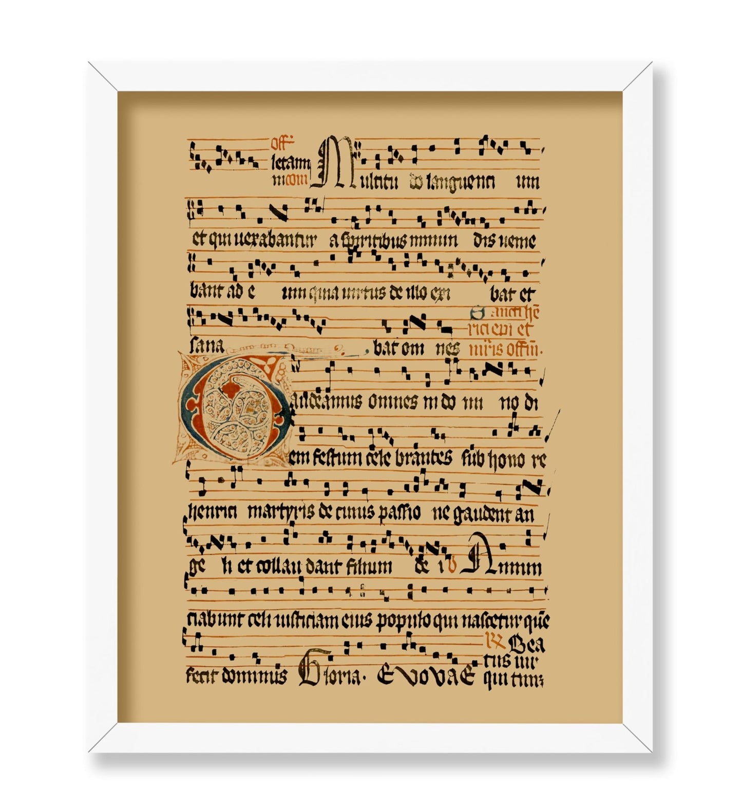 Gregorian Chant Manuscript