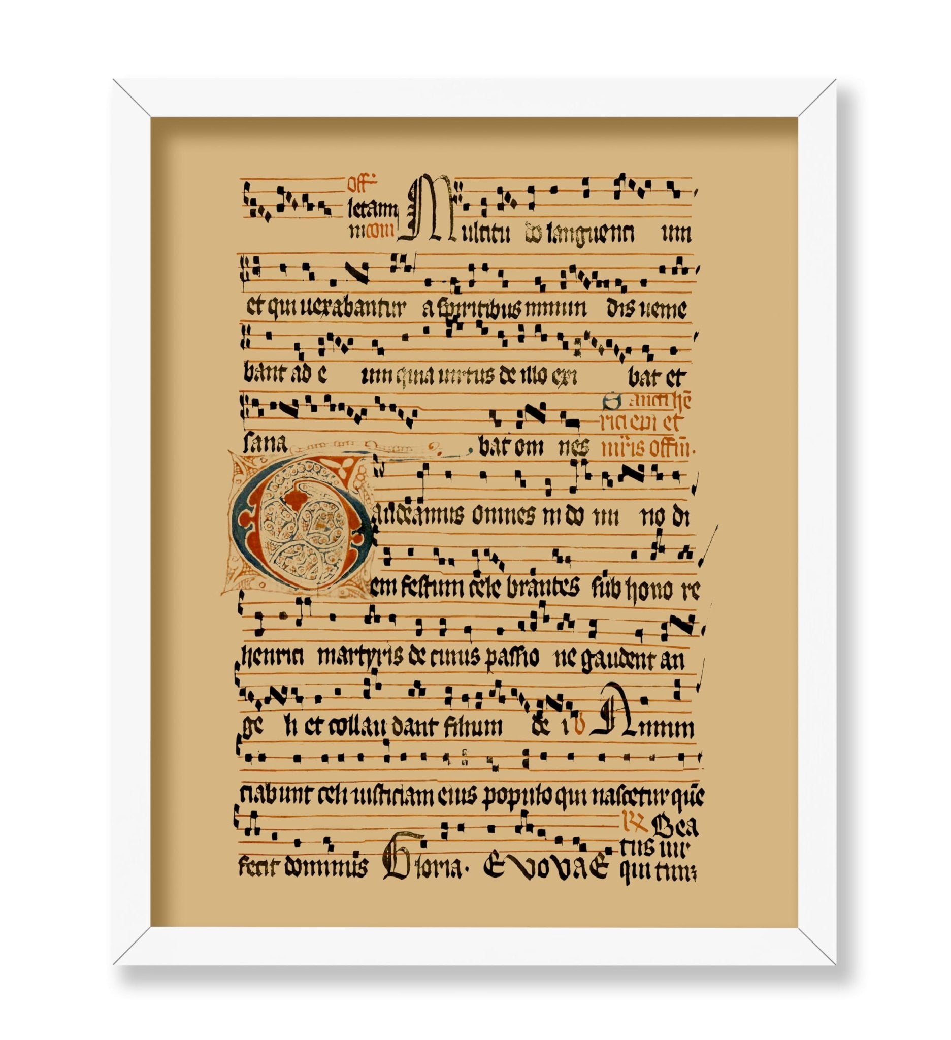 Gregorian Chant Manuscript
