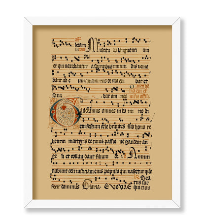 Gregorian Chant Manuscript