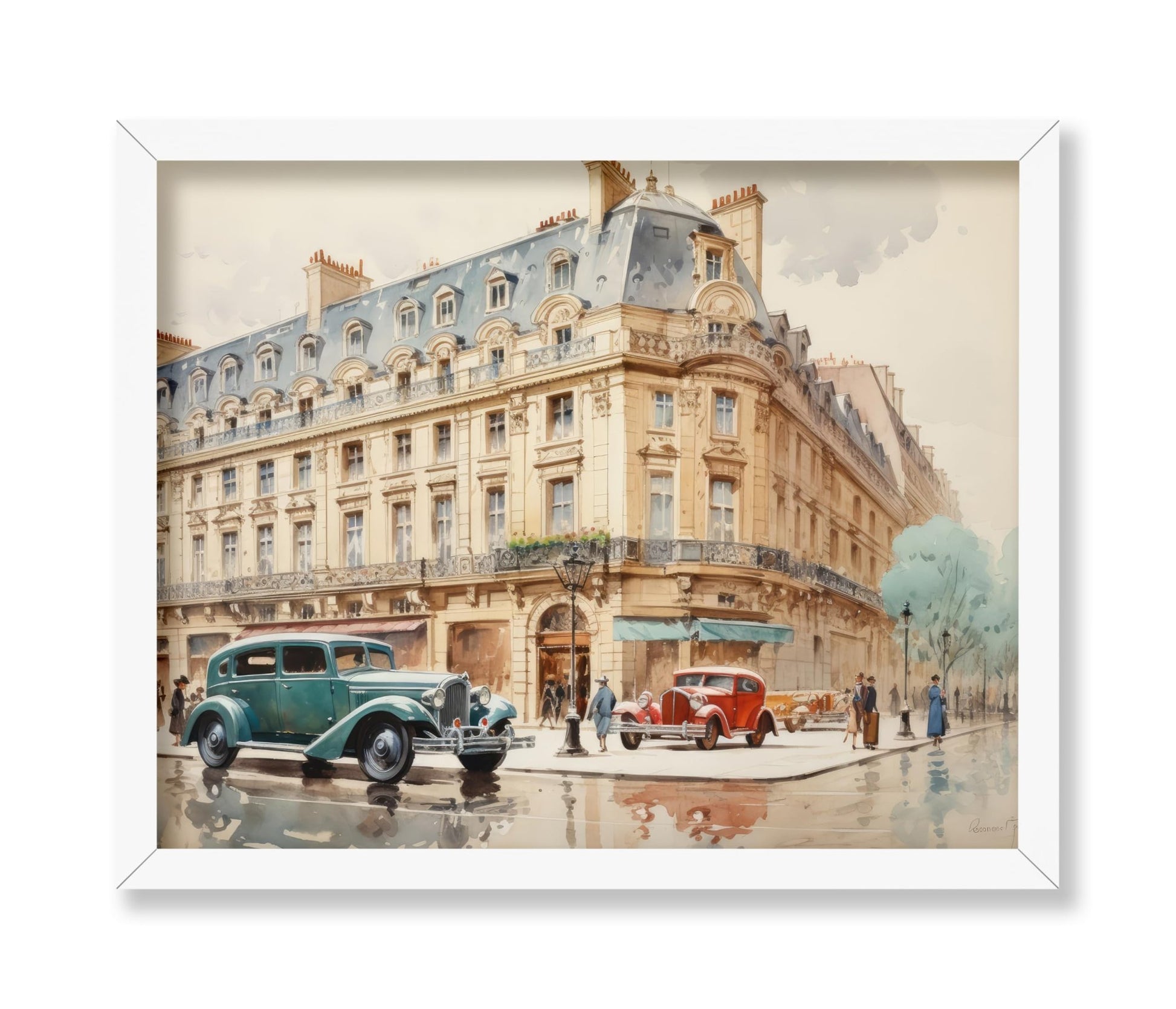 Victorian City Painting