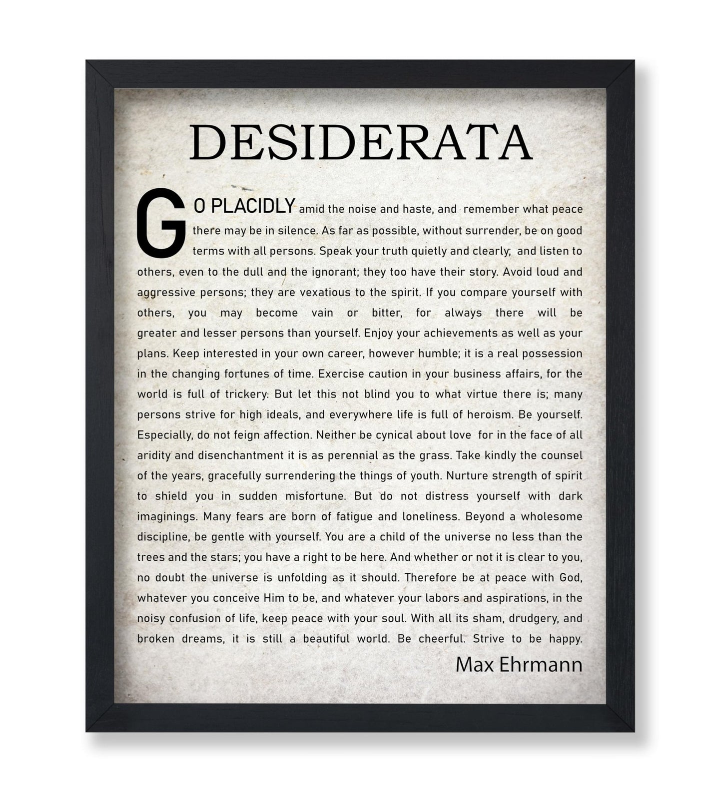 Desiderata Quote