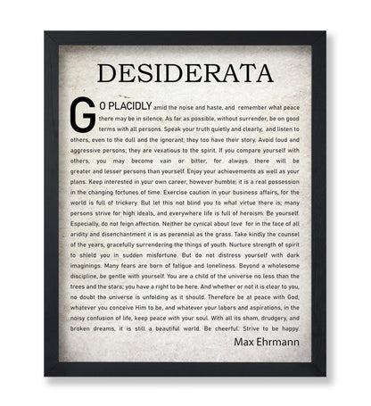 Desiderata Quote