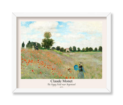 Claude Monet - Poppy Field Near Argenteuil