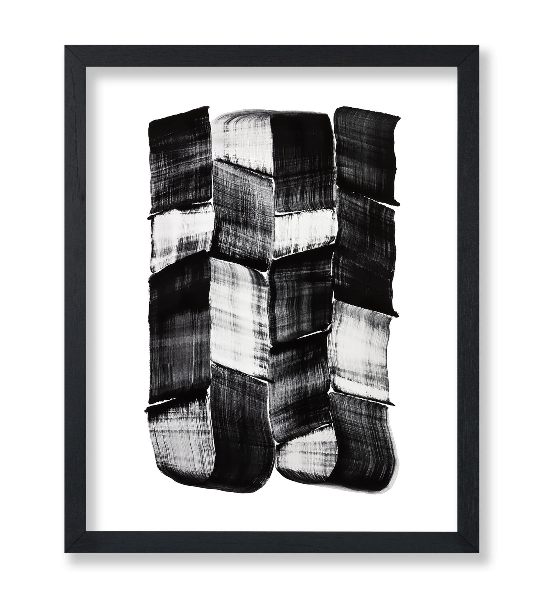 Black Ink Brushstrokes