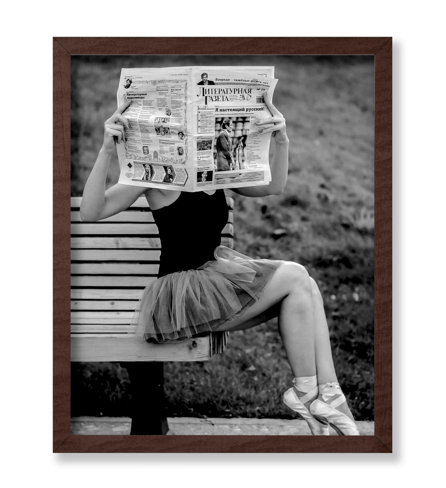 Ballet Dancer Reading