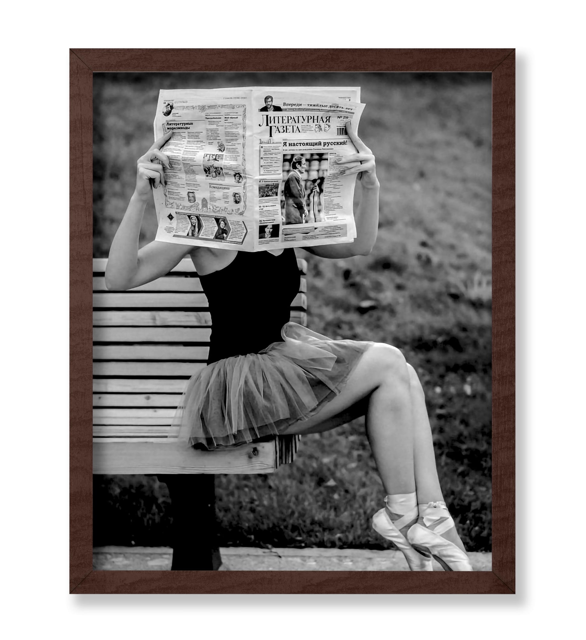 Ballet Dancer Reading