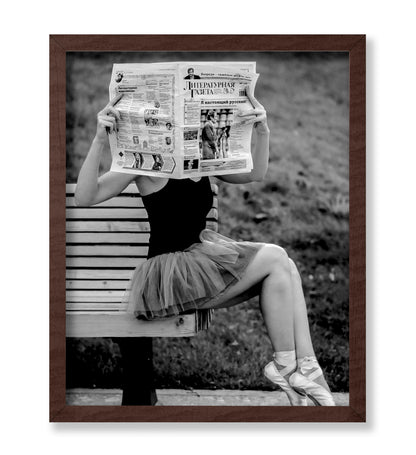 Ballet Dancer Reading
