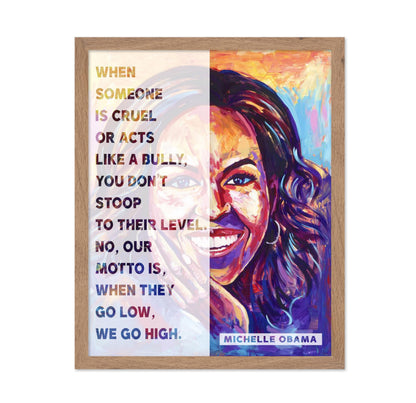 Michelle Obama - When They Go Low, We Go High