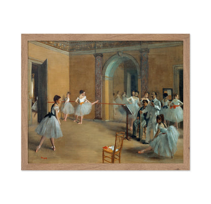 Edgar Degas - The Dance Foyer at the Opera on the rue Le Peletier