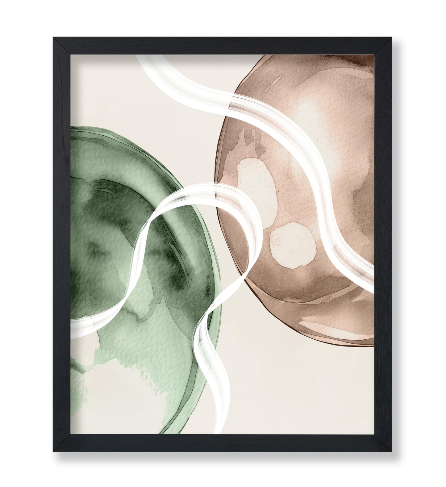 Watercolor Circles No6