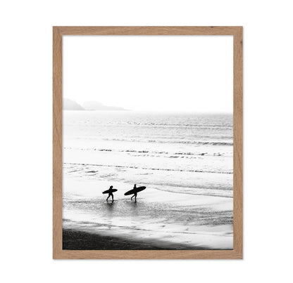 Surfers on the Beach