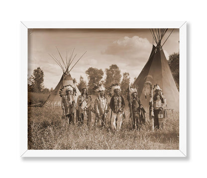 Crow Creek Warriors on the Crow Reservation