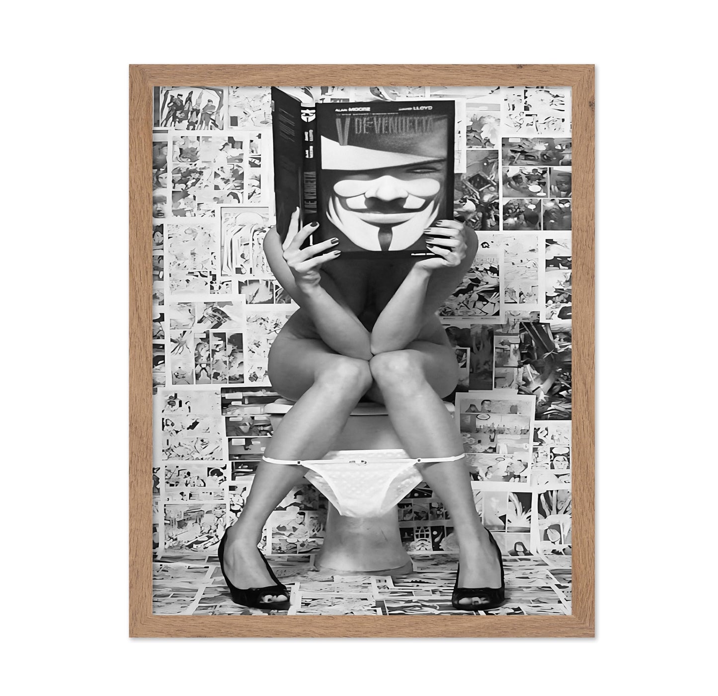 Girl on Toilet