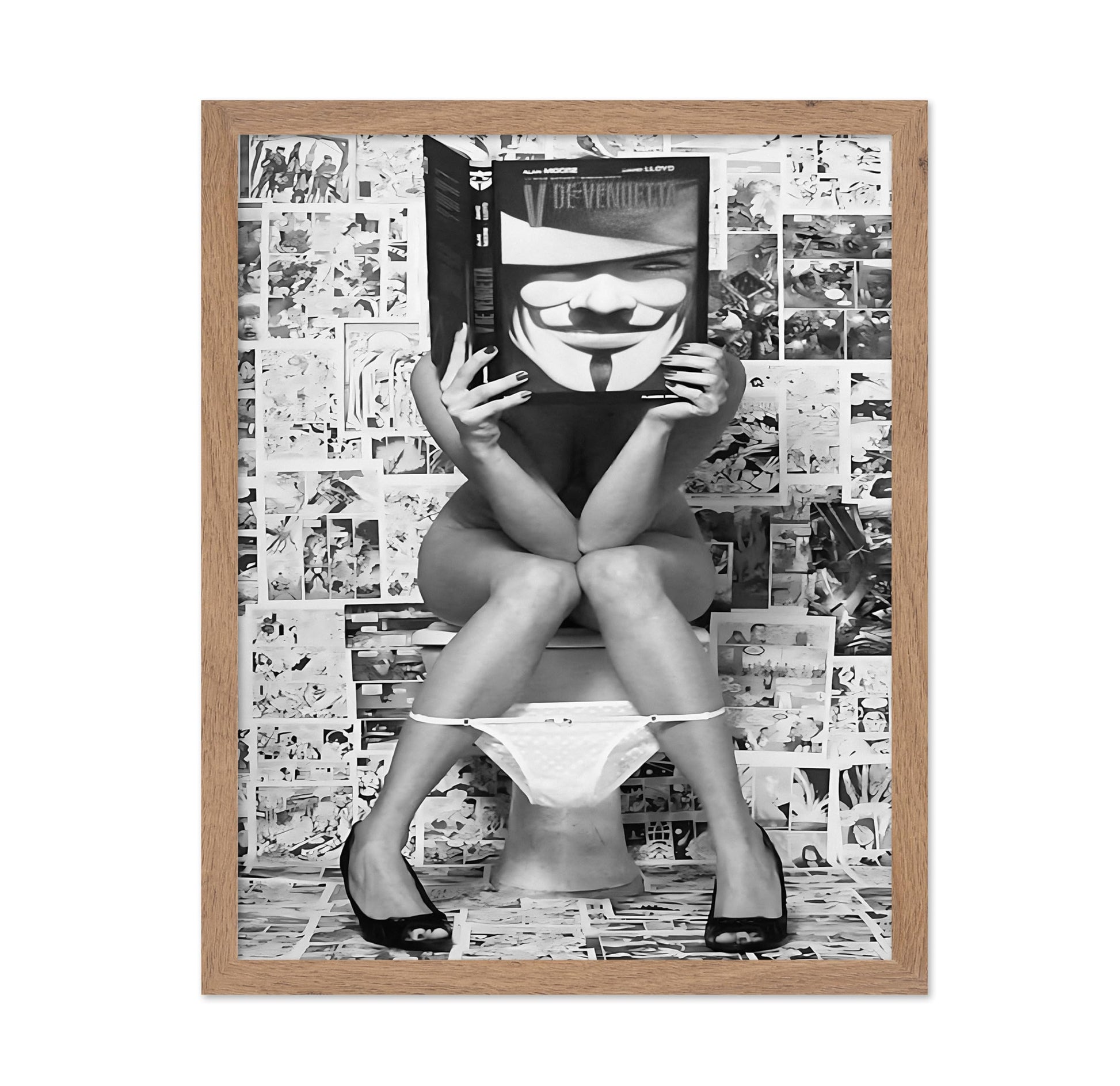 Girl on Toilet