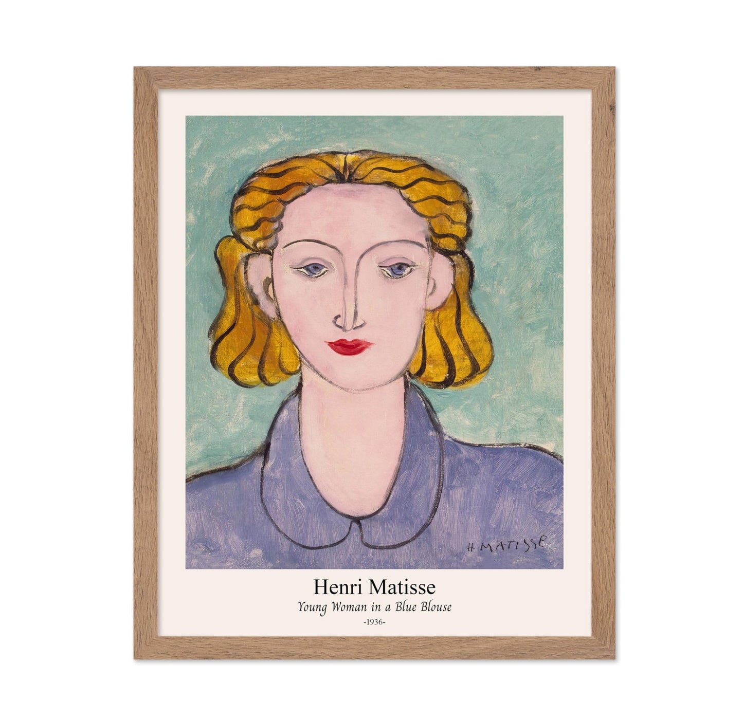 Henri Matisse - Young Woman in Blue Blouse