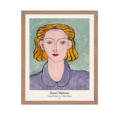 Henri Matisse - Young Woman in Blue Blouse