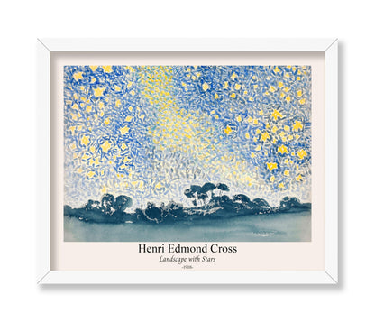 Henri Edmond Cross - Landscape with Stars