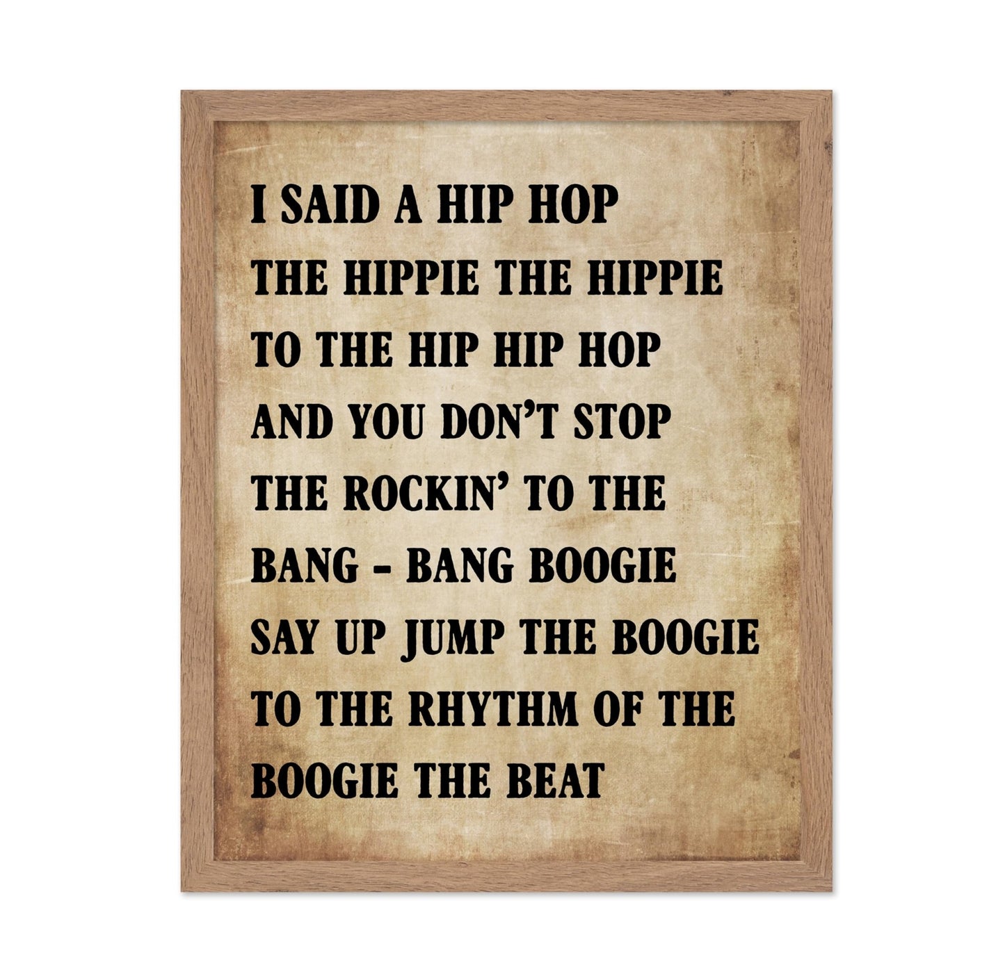 Rapper's Delight Lyric