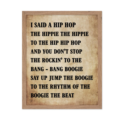 Rapper's Delight Lyric