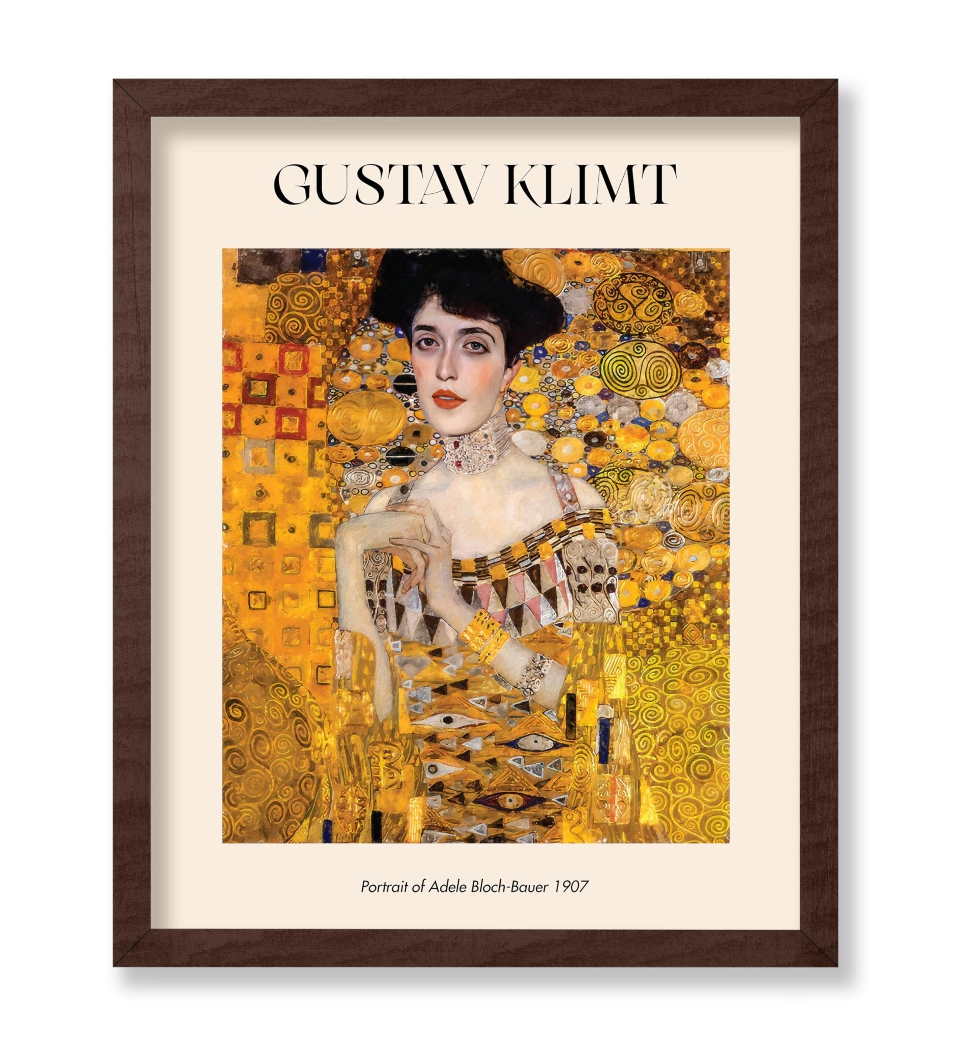 Gustav Klimt - Portrait of Adele Bloch-Bauer No1