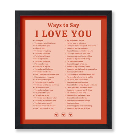 Ways To Say I Love You No3