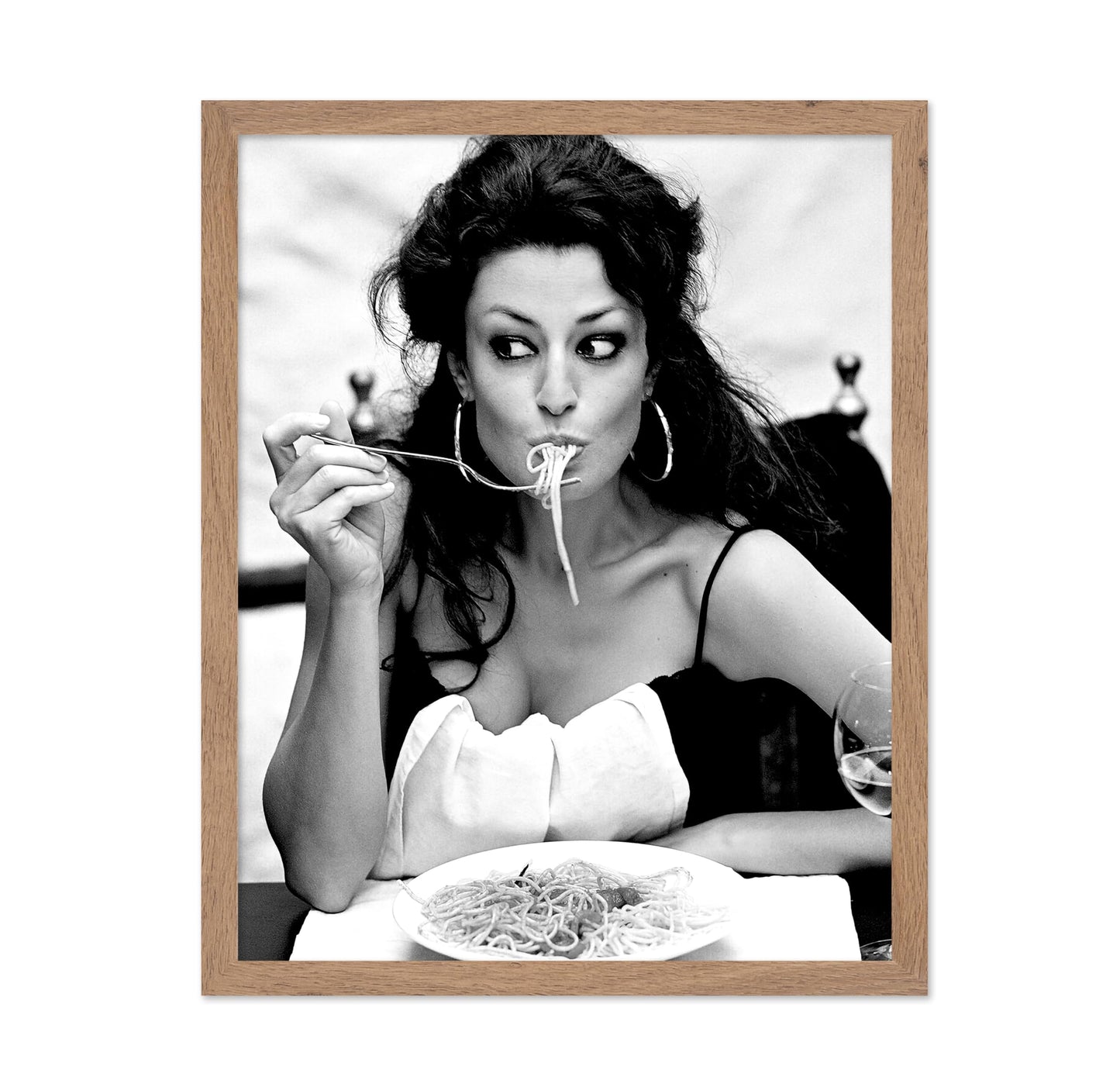 Sophia Eating Spaghetti