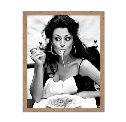 Sophia Eating Spaghetti