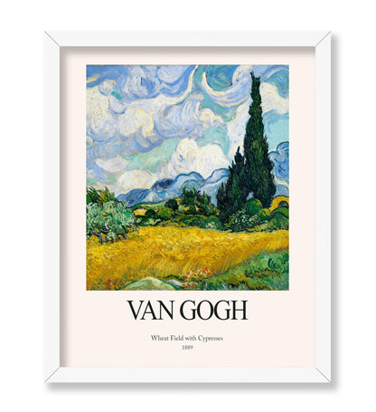 Van Gogh - Wheat Field with Cypresses No3