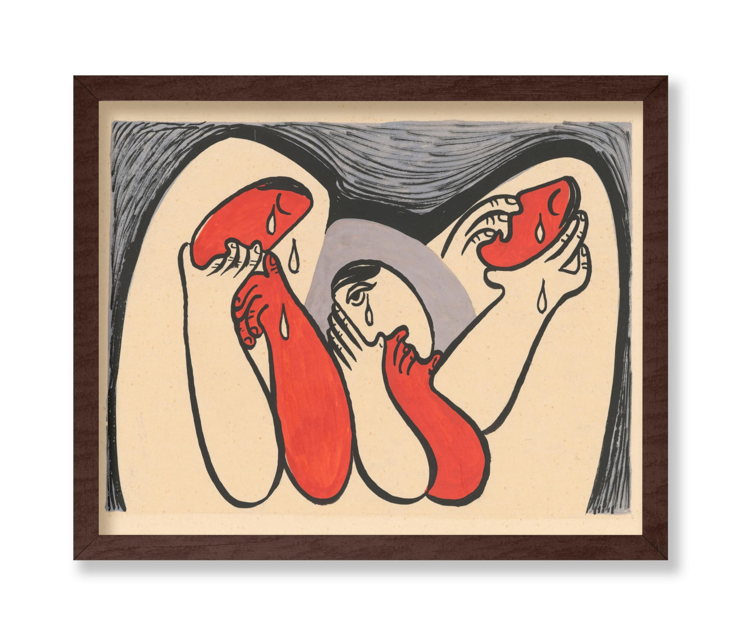 Mikulas Galanda - Crying Women