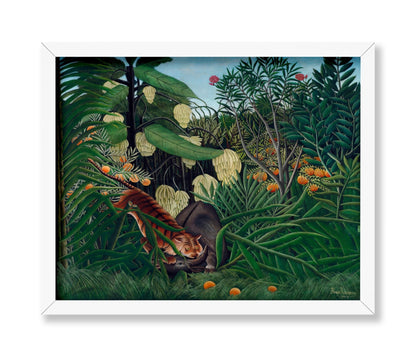 Henri Rousseau - Tiger & Buffalo No3