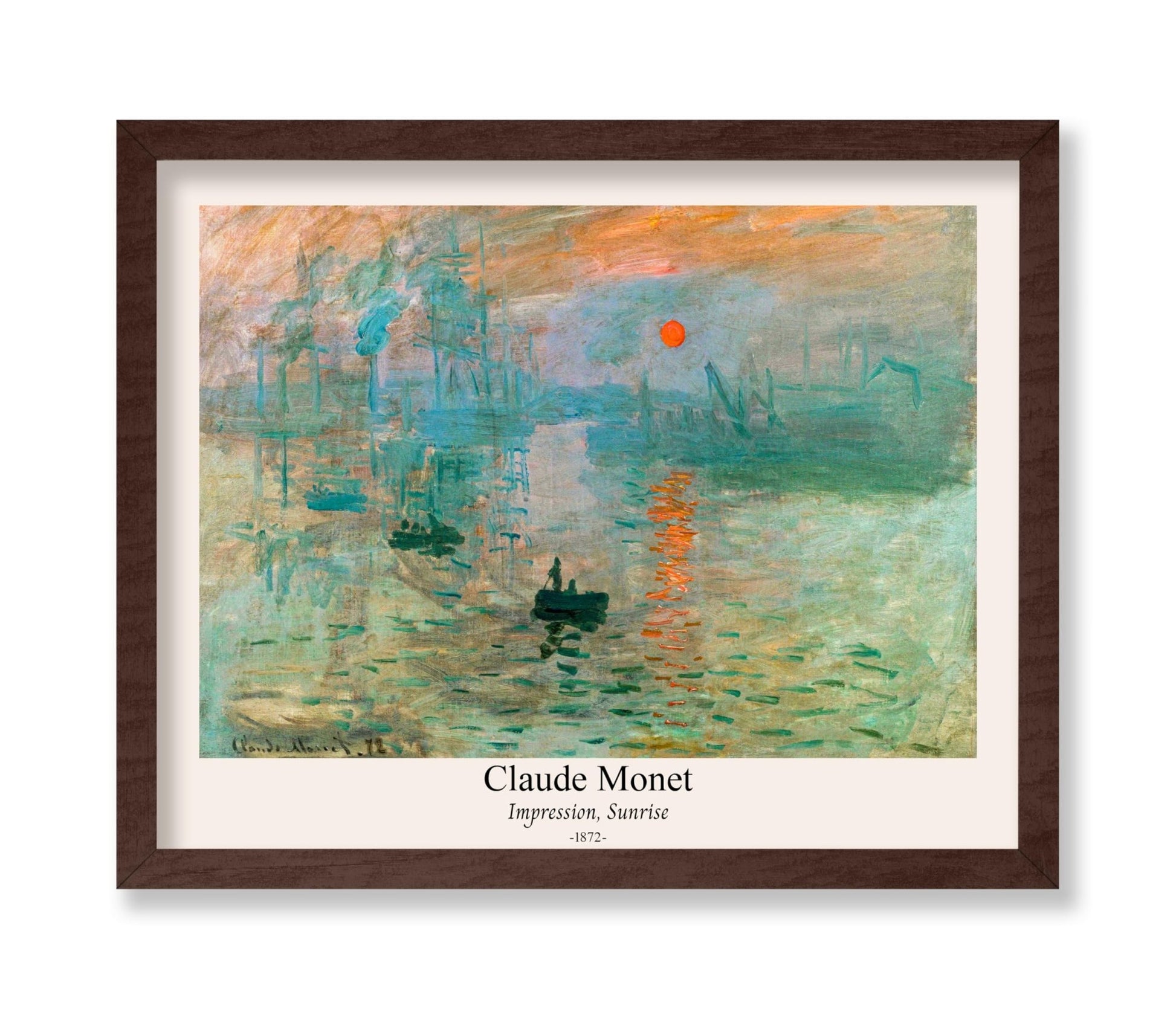 Claude Monet - Impression Sunrise No1