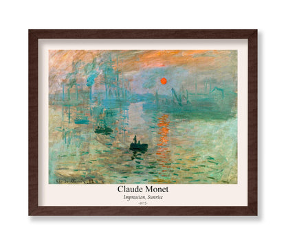 Claude Monet - Impression Sunrise No1